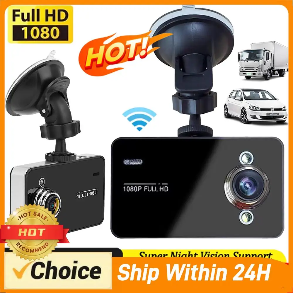 1080P Full HD Car DVR  Recording Car Video Recorder Motion Detection Auto Video Camera  2.7-inch screen 140 Degree View Angle