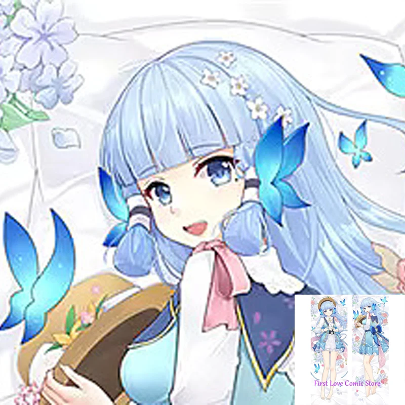 

Anime Decorating Pillow Kamisato Ayaka Genshin Impact Dakimakura 2-Side Print Pillowcase Hugging Body Cushion Cover Otaku Waifu