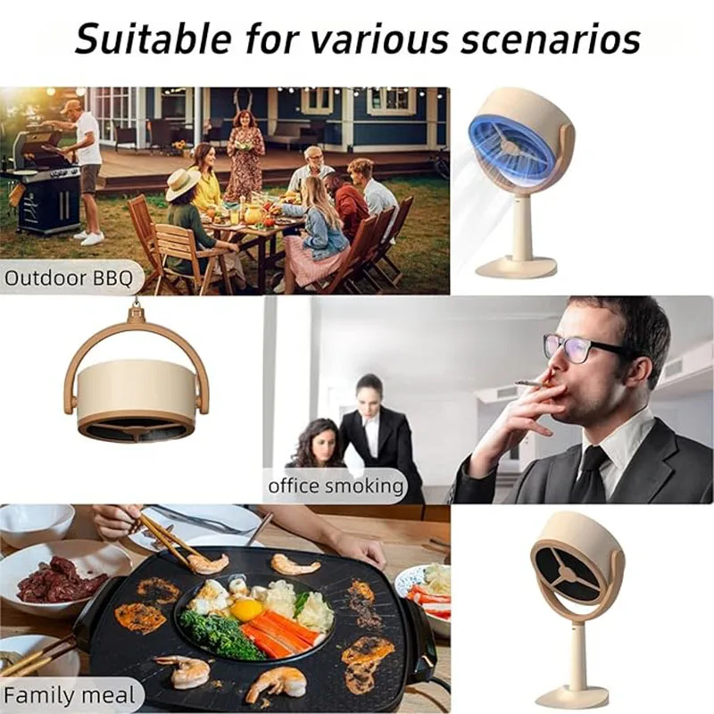 2025 جديد رائجة البيع سطح المكتب شفاط المطبخ النازع العادم المحمولة طباخ صغير هود زاوية قابلة للتعديل للشواء داخلي إناء/ قدر