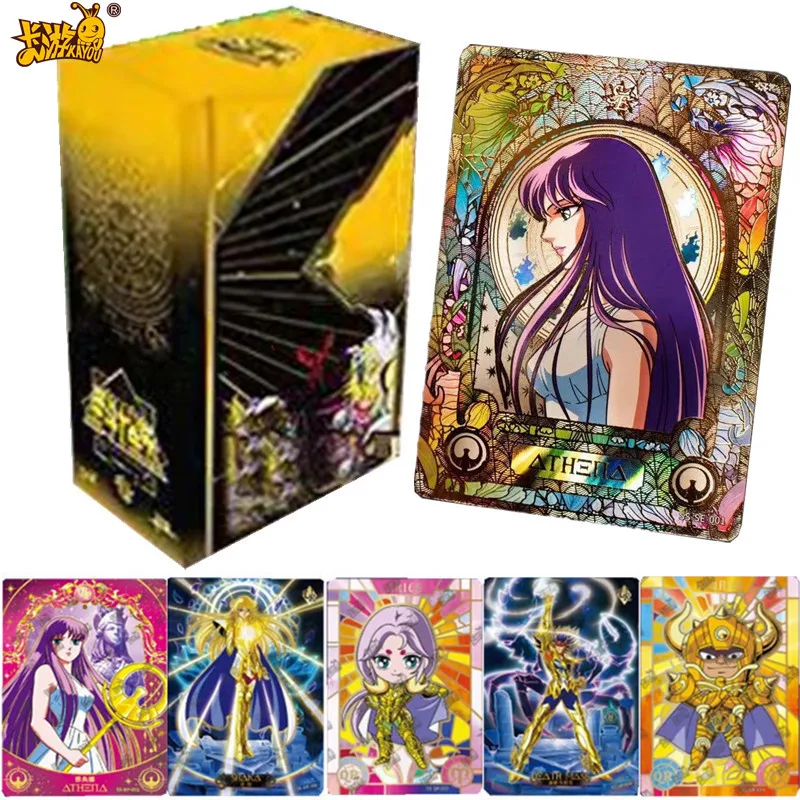 

2023 New KAYOU Anime Saint Seiya Collection Cards Game Letters Cards Table Board Toys For Family Children Christmas Gift