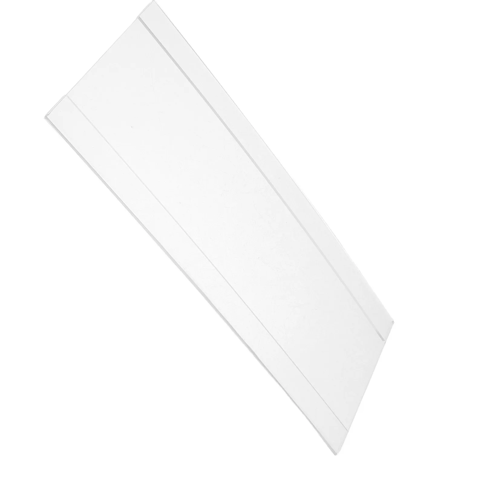 Business License Frame Clear Acrylic Wall Mount Tape No Drilling Document Display Holder 10 X 4 Office Certificate Holder