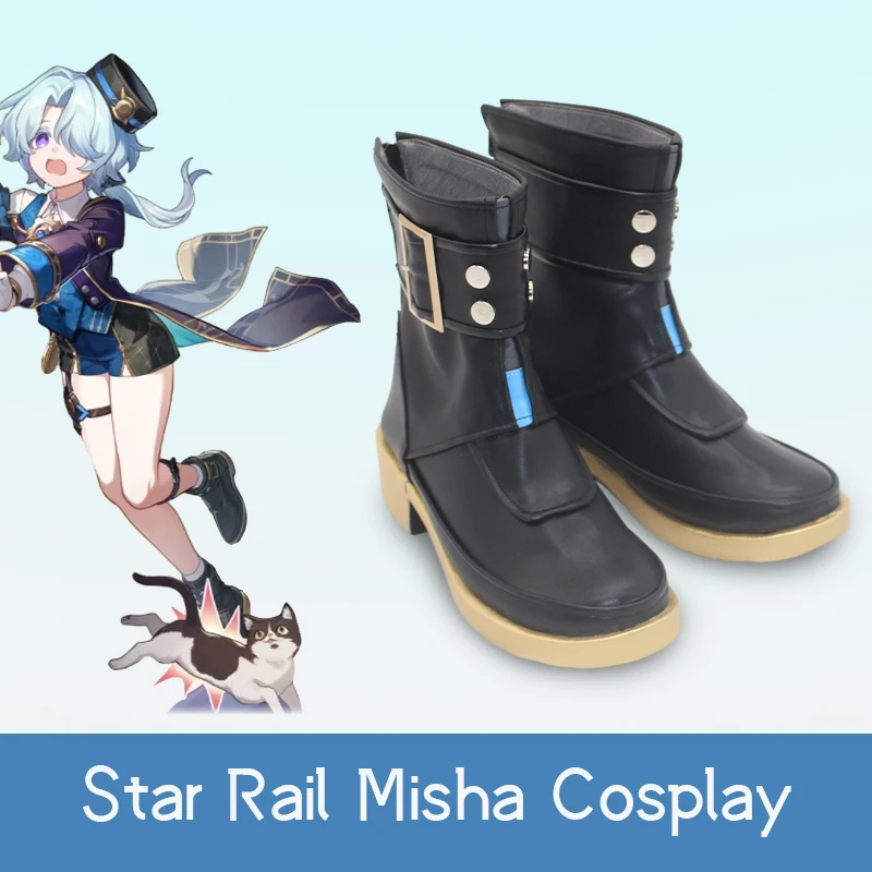 Honkai: Star Rail Kostüm Misha Cosplay Cooler Türsteher Cos Prop Schuhe Spiel gleiche maßgeschneiderte Stiefel C