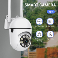 Ease Life App 1080P WiFi Waterproof Bulb Surveillance Camera Color Night Vision Motion Tracking Indoor Outdoor Security Y108