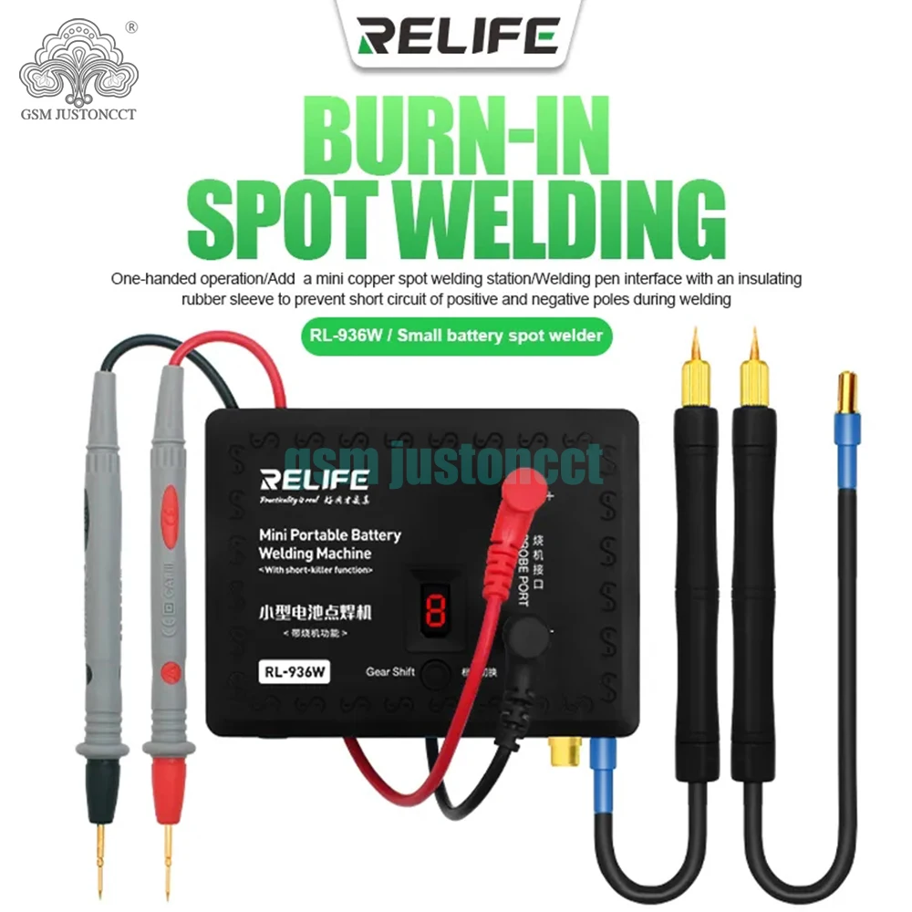 

RL-936W DIY Spot Welder Handheld Portable Spot Welding Machine With Quick Release Pen Nickel Plate 18650 Battery Spot Welder