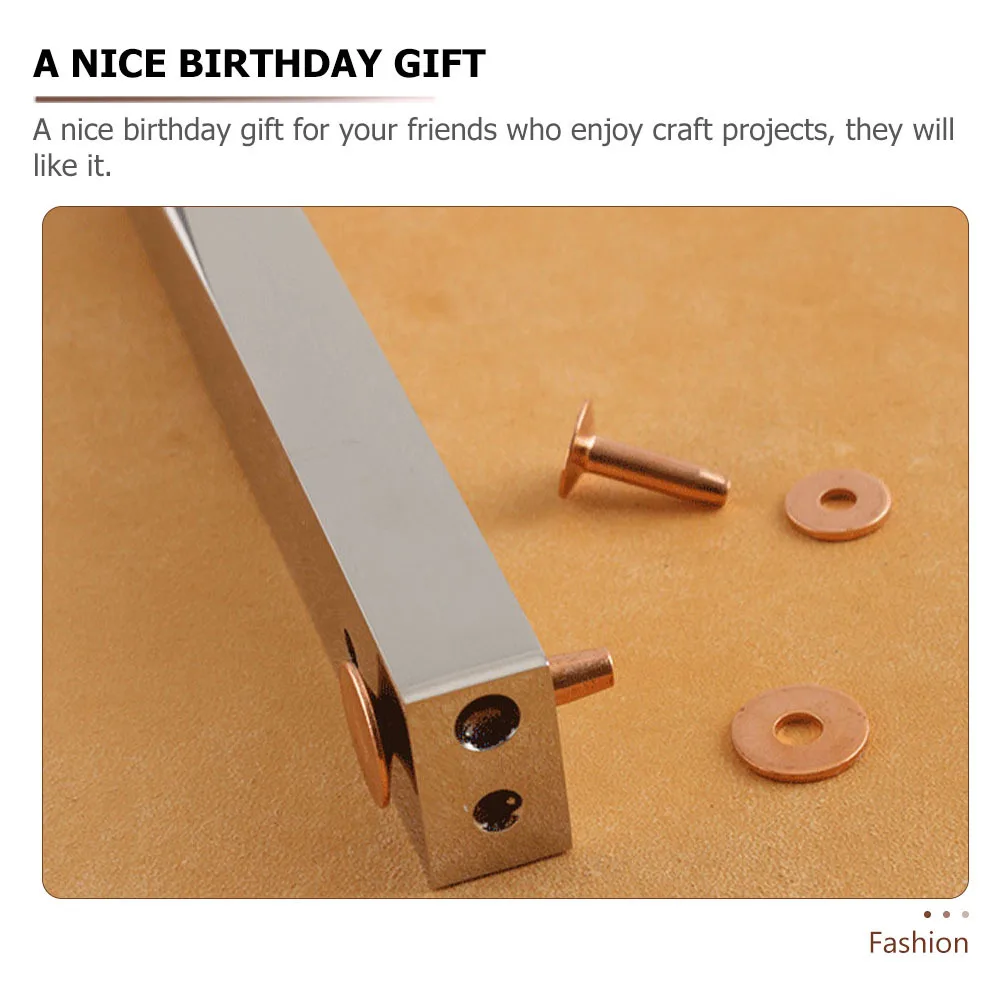 1Pcs Rivet Install Tool Premium Material High Durability Smooth Surface DIY Bag Belt Crafting Supply