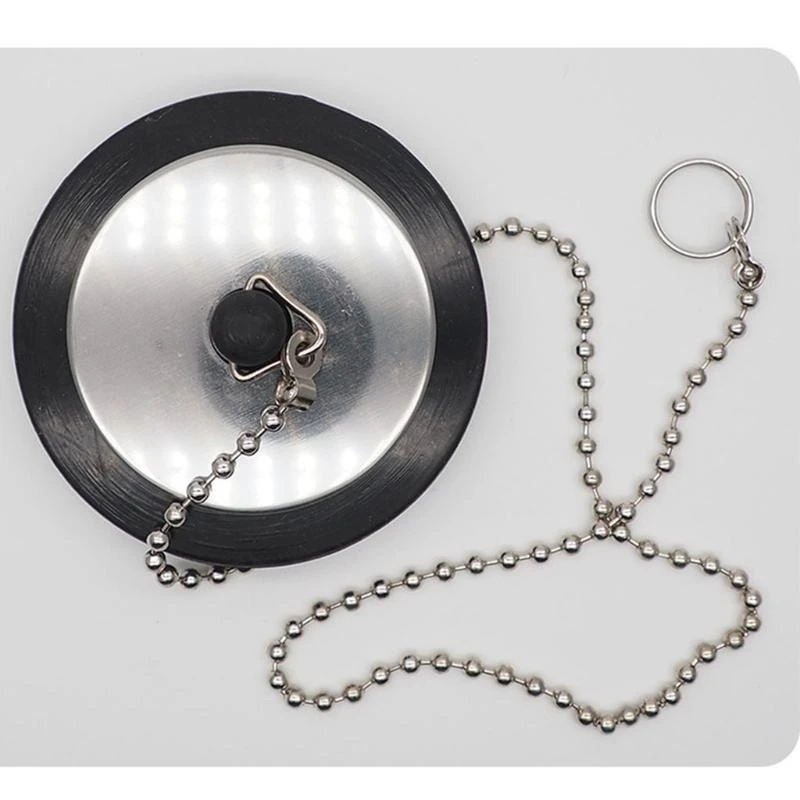 Filtro e rolha para pia cozinha, plugue drenagem, cesta pia com centro metal