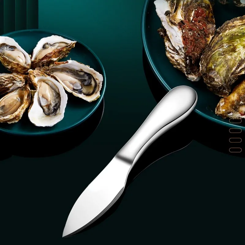 Shell Opener Kitchen Tools Commercial Open Scallops Professional Oyster Opening Tools Stainless Steel Oyster Knife Gadgets Bar