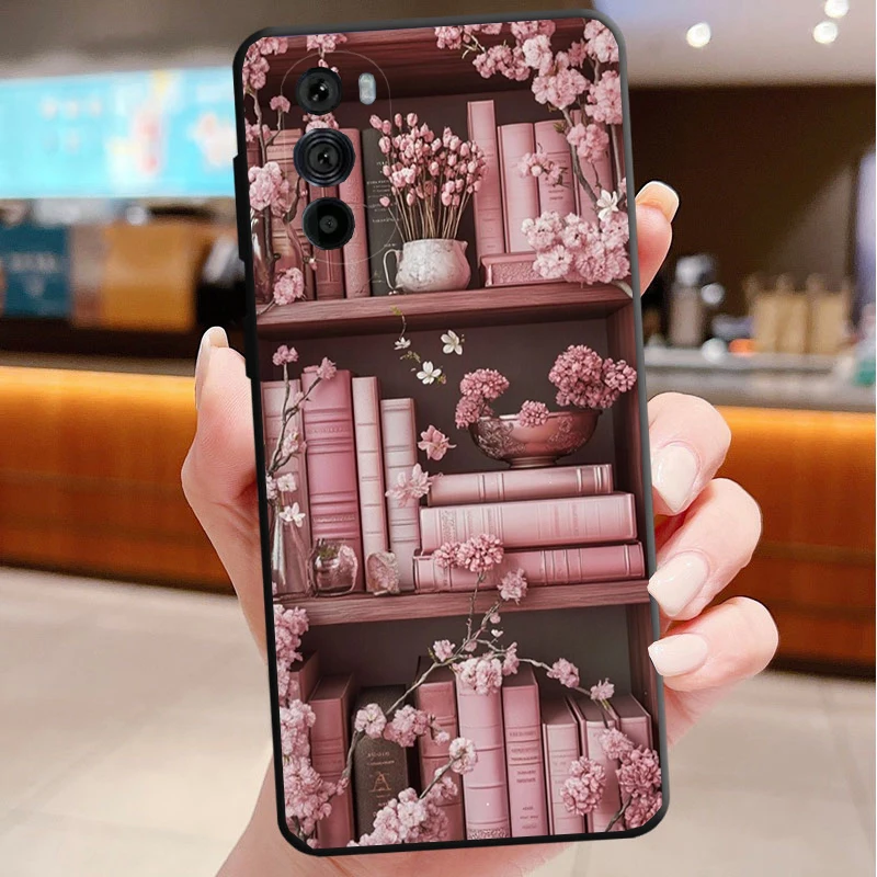 

Phone Case For Motorola Edge 50 40 Pro 60 50 40 30 Ultra Neo Fusion Moto G Play G Stylus G Power G Pink rose gold
