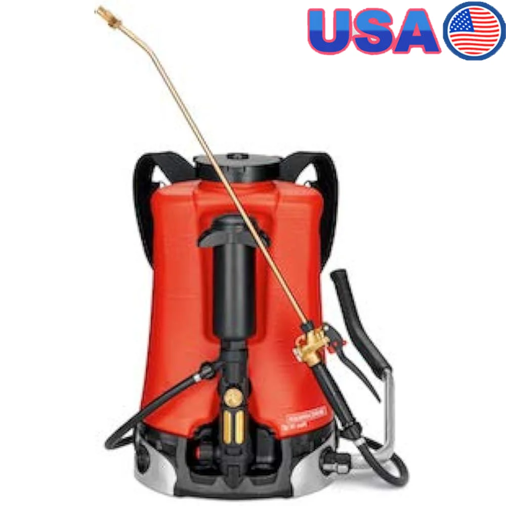 

Профессиональный 4-галонный распылитель, прочный латунный цилиндр, борьба с вредителями и сорняками, химически стойкая, устойчивая к ультрафиолетовому излучению, сверхпрочная нержавеющая сталь