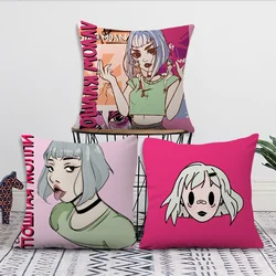 P-Poshlaya Molly Band Music Pillow Case Sofa Living Room Bedroom Headboard Backrest Cushion Square Cushion Nap Time
