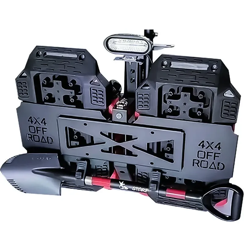 Auto parts tailgate integrated decorative modification kit