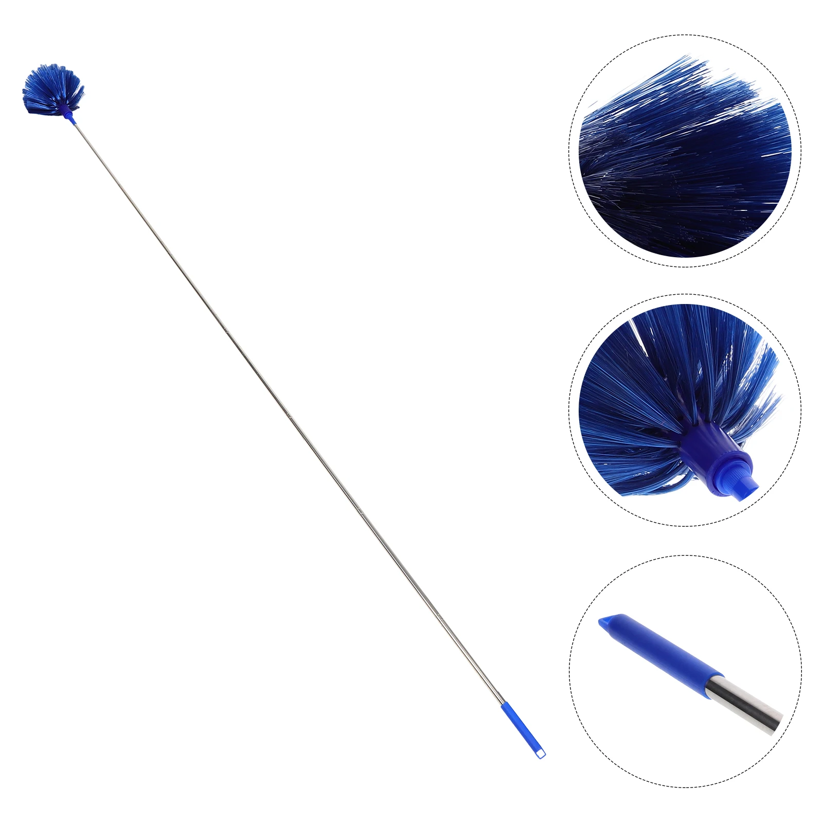 

Ergonomic Long Handle Duster for Ceiling and High Areas Spider Web Remover for Indoor Outdoor Use Reusable Home Cleaning Supply