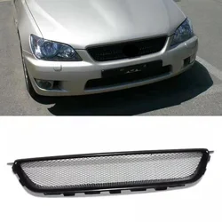 Altezza Is200 Racing Grills Fit For IS200 Altezza 1999 2000 2001 2002 2003 2004 Front Bumper Plate Mesh Mask Cover Abs Grille