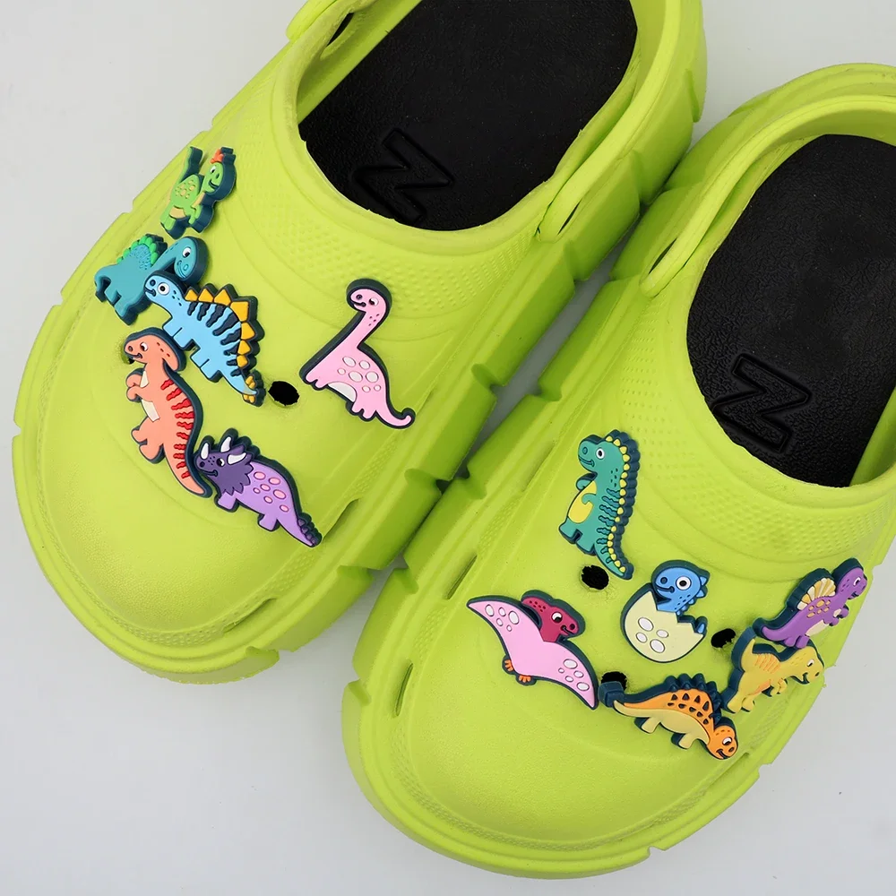 Shoe Accessories Buckles Cartoon Ancient Animals Shoe Decoration Charms 12 Types Optional Dinosaur Ornament Children Gift
