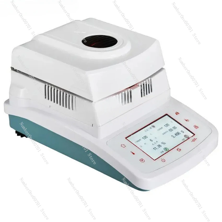 For Tea, Grain, Feed, Corn, Food, Plastic 50g/110g 0.005/0.002/0.001g Automatic Halogen Heating Moisture meter