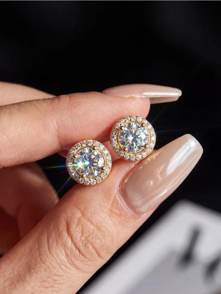 Thumbnail 3 - #87 Latest Moissanite Stud Earrings Offers