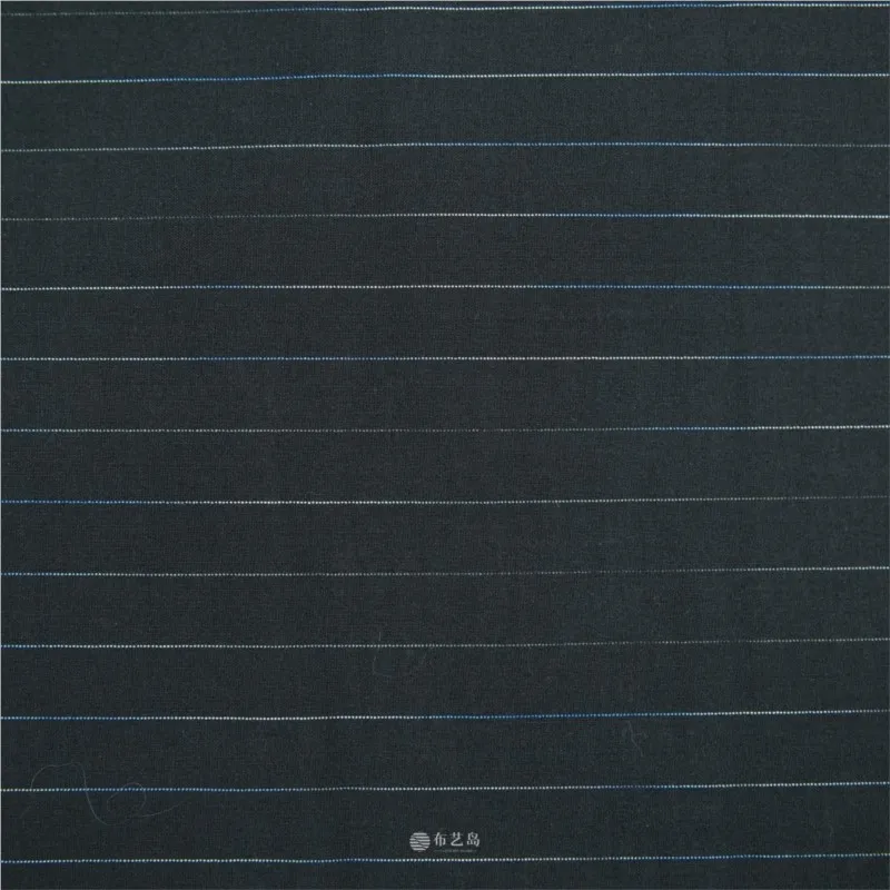 Simple and efficient black gradient vertical striped real wool fabric for shirts trousers coats dresses