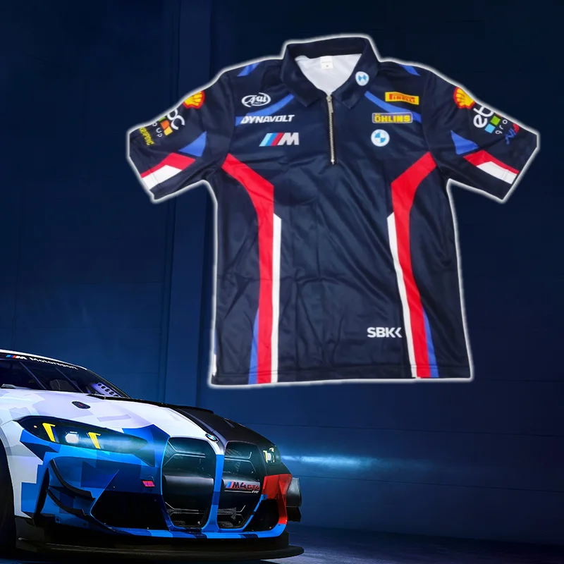 

Быстросохнущая рубашка поло BMW для мотоцикла, футболка, новый мужской и женский мотоциклетный топ BMW Club с короткими рукавами, высококачественный уличный топ