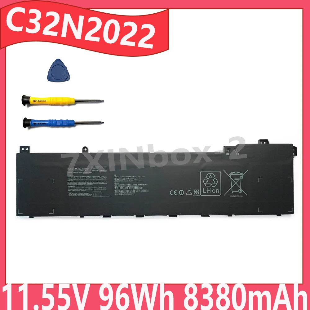 

Аккумулятор для ноутбука C32N2022 11.55V 96Wh 8380mAh OEM для ASUS VivoBook Pro 16 OLED 16X M7600 M7600QE 15 OLED UM535Q 0B200-04040000