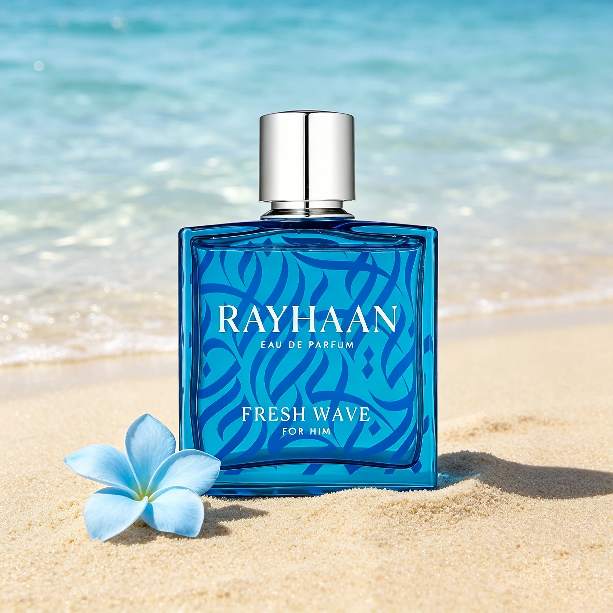 

RAYHAAN FRESH WAVE, The deep sea blue bottle hides the refreshing sea breeze, and the wood and amber end steadily, creating a sense of freedom and youthfulness in summer