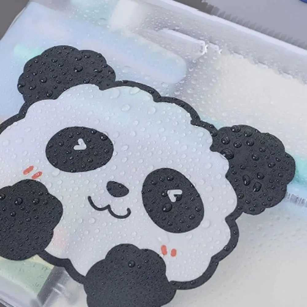 Folder High Capacity Information Bag Transparent Learning Stationery File Folder Pencil Case Bear File Bag File Storage Bag