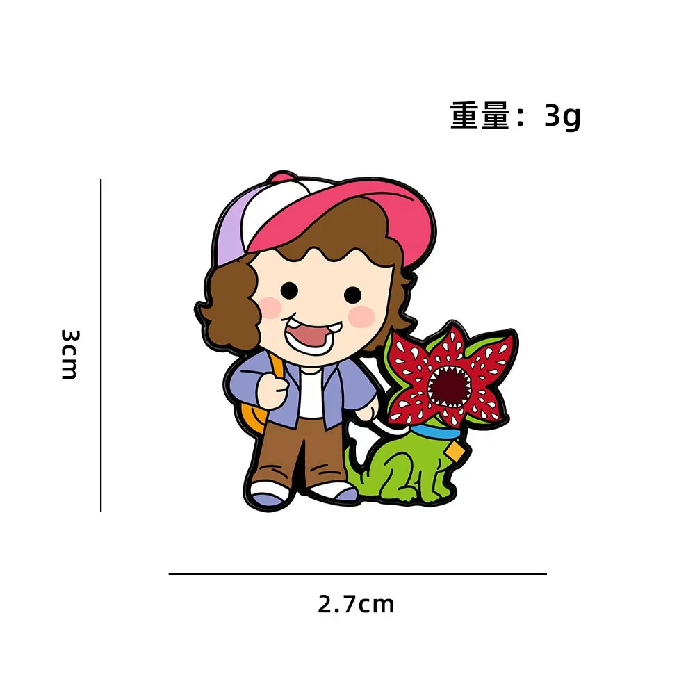 Cute King Cannibal Flower Enamel Pins Cartoon Women's Brooches Men Lapel Pins Badge on Backpack Costume Accessories Jewelry Gifs