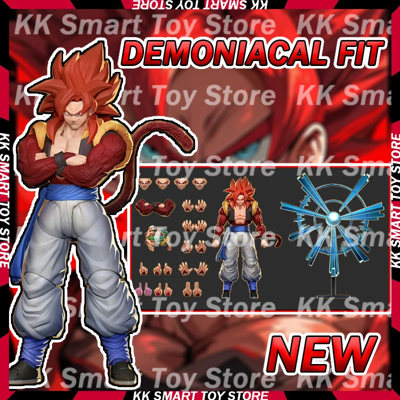 

Новый Demoniacal Fit Dragon Ball Gt Super Saiyan Wild Duet 6-дюймовая шарнирная аниме-фигурка, коллекция моделей, подарки, игрушки