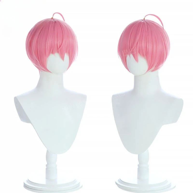 Anime Time Agent Li Tianxi Cosplay Anime Li Tianchen Cosplay Wig Pink High-quality Scalp Fully Covered Simulation COSAccessories