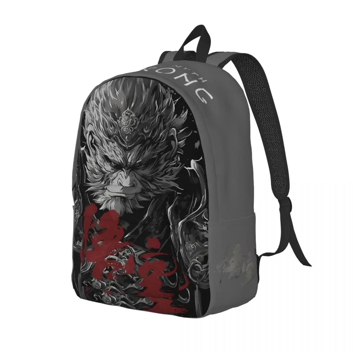 2024 The Most Popular Game Black Myth WuKong Multi Compartment Schoolbag Solid Children Handbag Picnic