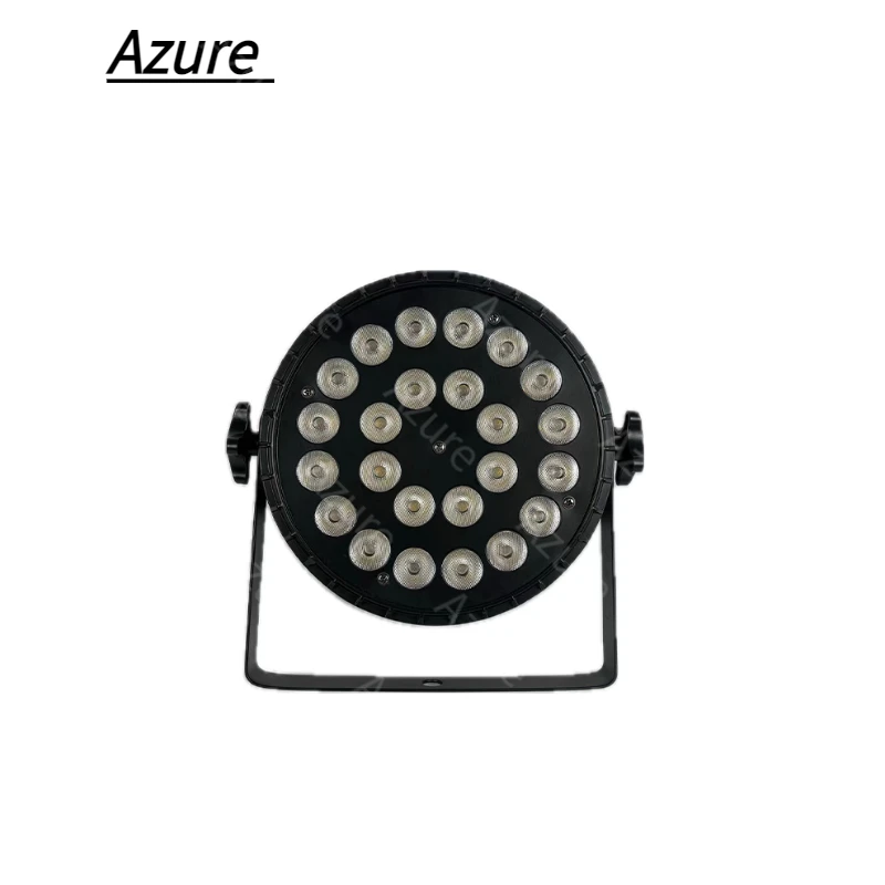 Azure dj Par lights 24x18W RGBWA UV 6in1 led Stage light RGBW 4in1 wash light led Strobe light Using silent fan Aluminum shell