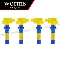 Worms Ignition Coil Racing Coil For Mazda 3 6 CX7 MX-5 Miata 2.0/2.3/2.5L L3G2-18-100A 4Pcs Set sistema de ignición