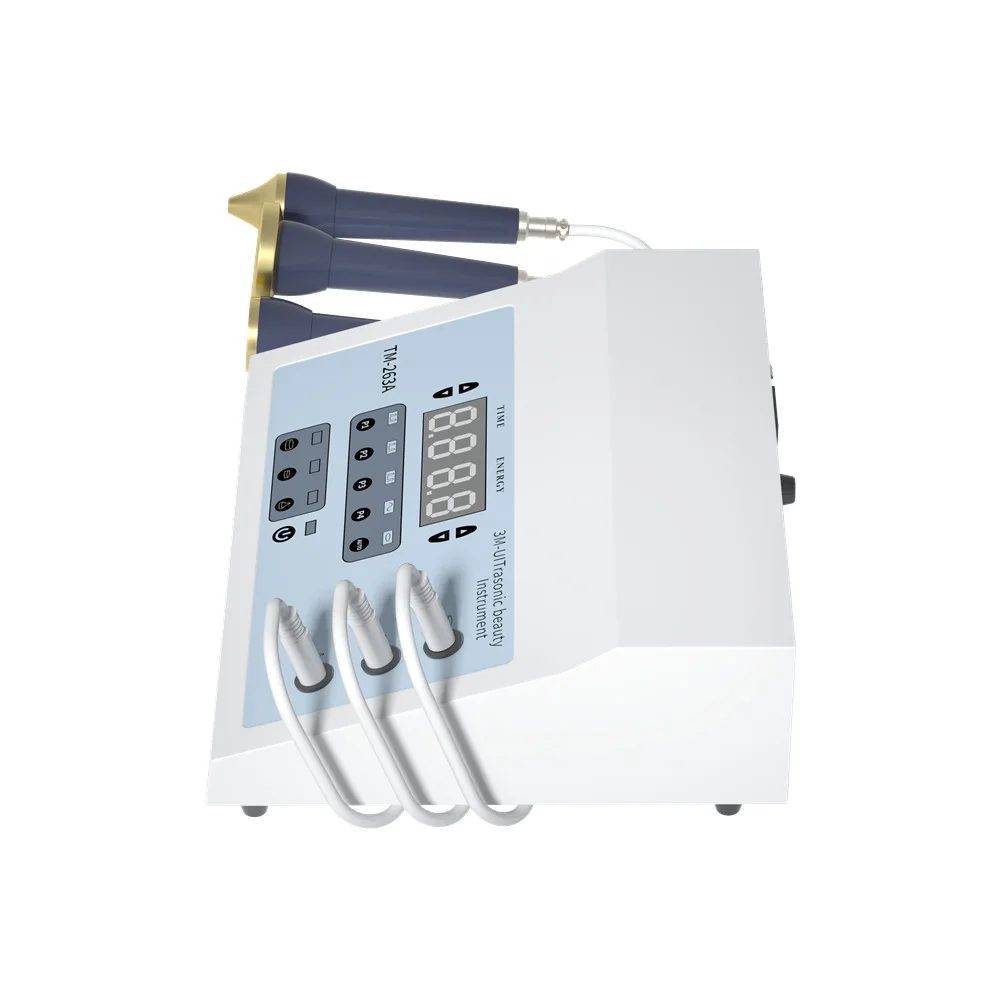 Terapia de ultrasonido Facial y corporal para ojos, máquina de belleza estética ultrasónica de 3mhz, cuidado de la piel, masaje Facial antienvejecimiento