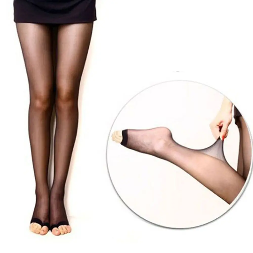 1 pair Good Breathability  Pantyhose Stockings for Sexy Women Lady CHARMING Open Toes legging 4 colors