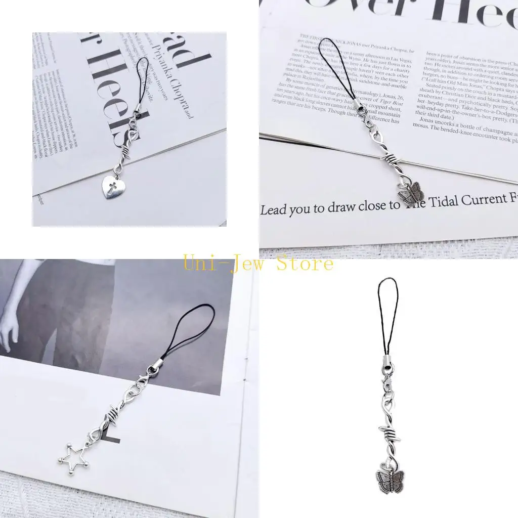40GB Phone Strap Y2k Accessory Fashion Bag Pendant Ornament Chain for Women Girls