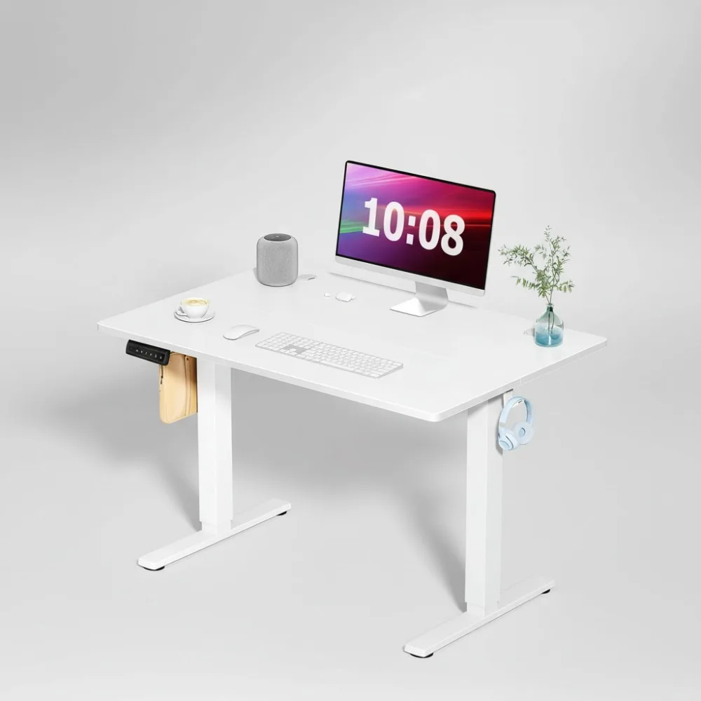 

40-дюймовый электрический стоячий стол с регулируемой высотой, эргономичная игровая рабочая станция для домашнего офиса