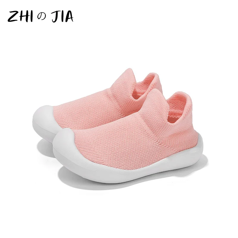 Children's Mesh Casual Sports Shoes Slip On Socks Shoes Outdoor Lightweight and Comfortable Running Shoes 18-26