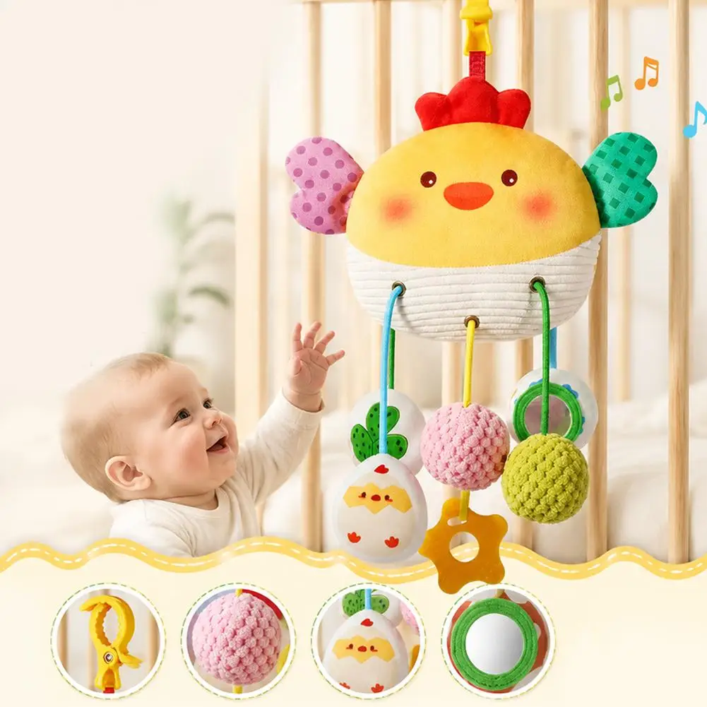 1/2Pcs Bed hanging drawstring cheer toy bedbell pendant can be nibbled drawstring cartoon pendant