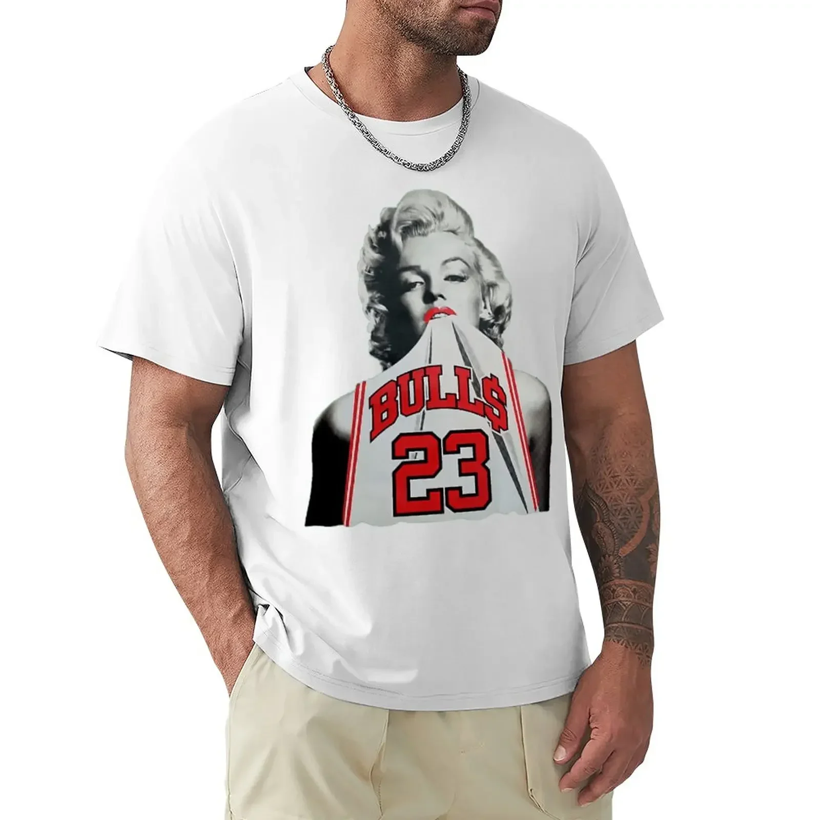 2024 funny Vintage Home Hot Sale Move Eur Size Flying Michaeler And Jordans Chicago 23 Basketball Stars Bulls 23 Tees harajuku