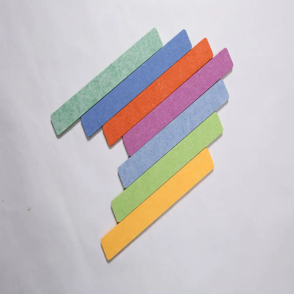 

Набор из 5 фетровых полосок для доски объявлений, премиум-класса, толстые, самоклеящиеся, для крепления на стену, для заметок, для класса, офиса, дома, декора, доски объявлений