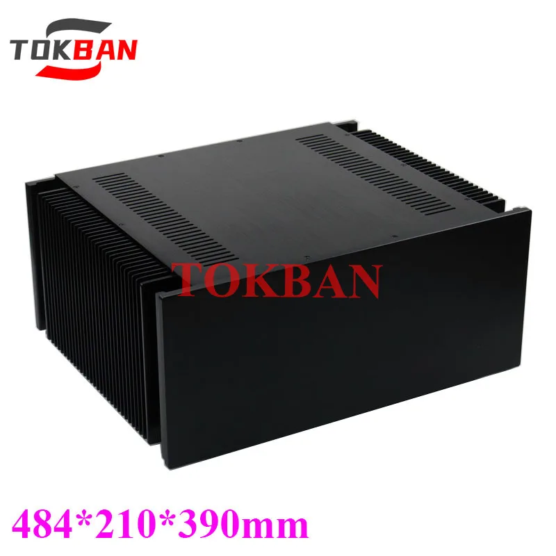 Tokban Audio WA107 484*210*390mm All Aluminium Class A Amplifier Chassis Enclosure DIY HIFI Amplifier Case Shell