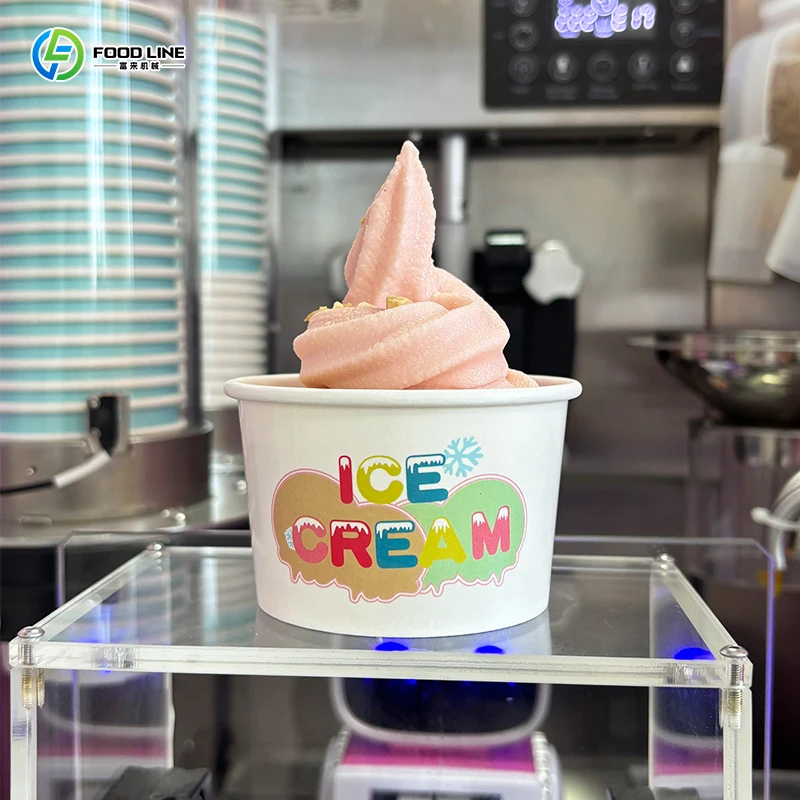 Soft Ice Cream Vending Machine for Sale - Factory Supply Price Frozen Treat Dispenser Ideal for Business Use