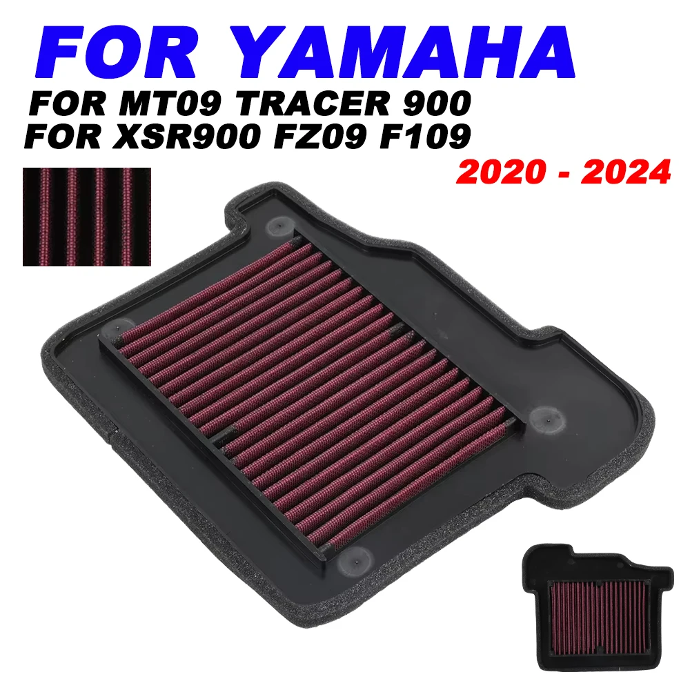 

For Yamaha MT09 MT-09 Tracer 900 XSR900 XSR 900 FZ09 FJ09 FZ-09 FJ-09 Motorcycle Accessories High Flow Air Filter Intake Element
