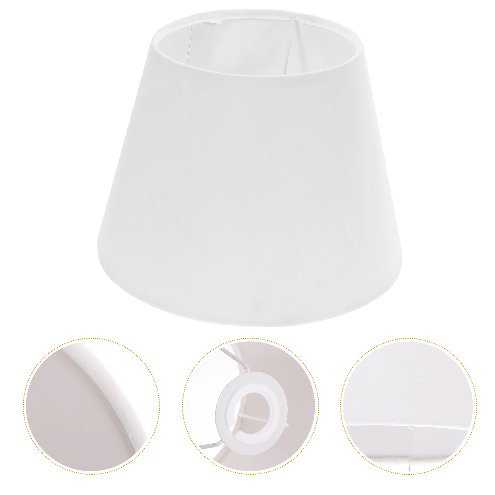 

Modern Fabric Metal Lampshade for Table Lamps Bedside Floor Bedroom Unique Warm Atmosphere Easy Decorative Shades Replacement