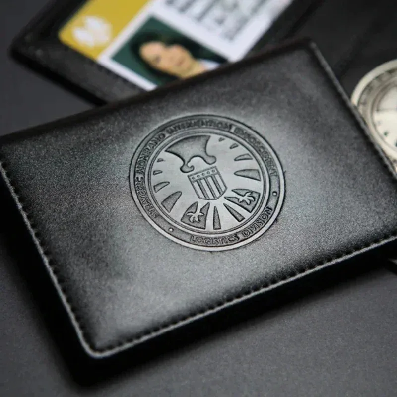 AGENTES DE S.H.L.E.L.D SHIELD جلد مع شارة لبطاقة الهوية ورخصة القيادة 2024;v'5,f;6.j;8'