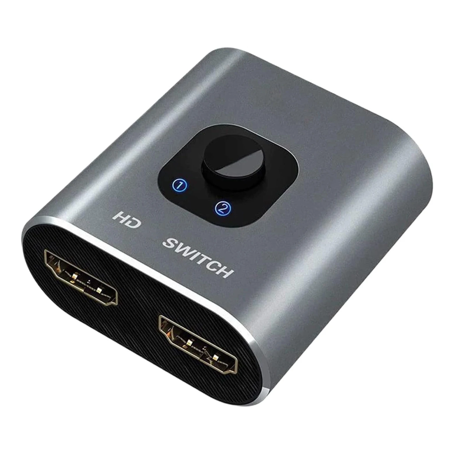 

4K@60Hz HDMI-compatible Switch Splitter Bidirectional HD Switcher 2-in 1-Out Compatible with Xbox PS5/4/3 Blu-Ray Player Roku