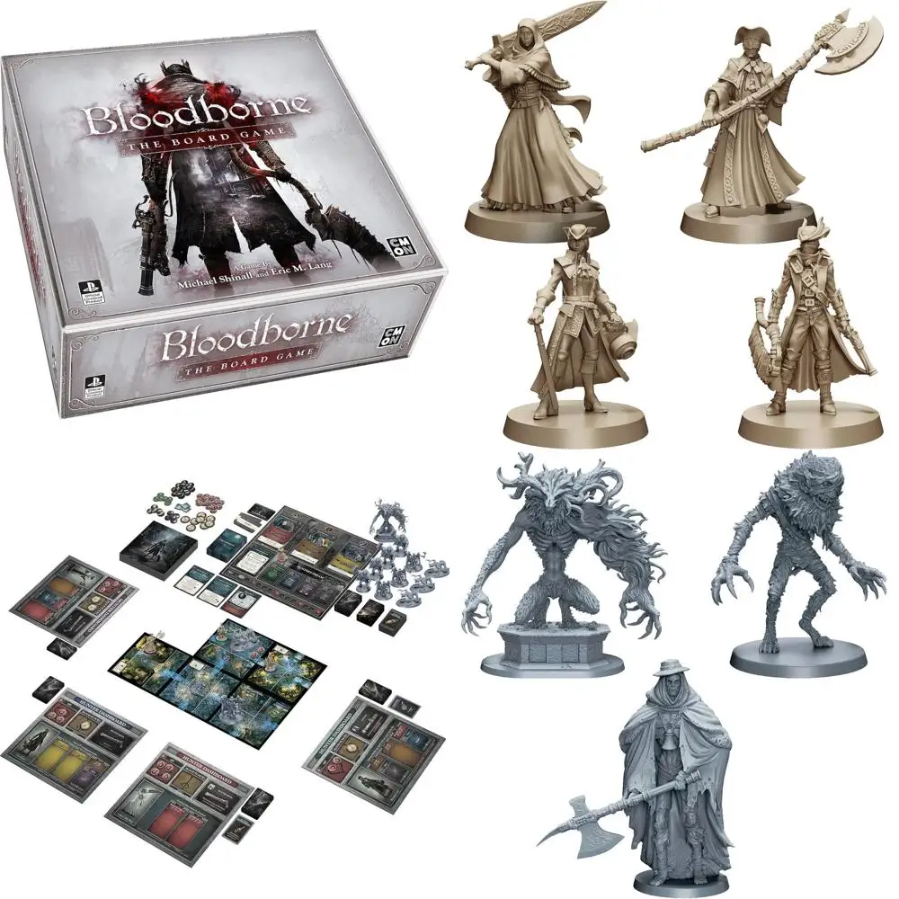

Bloodborne Board Game: A Cooperative Horror Adventure for Ages 14+, 1-4 Players, 60-90 Min Playtime by CMON