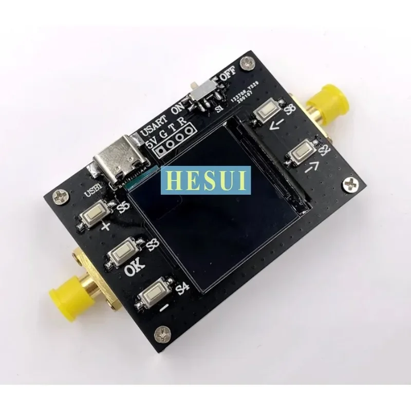 20MHZ-6GHZ low noise programmable gain amplifier 31.75DB dynamic range with serial CNC