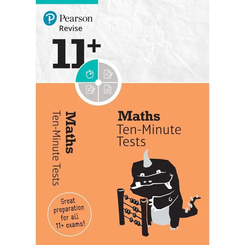 

Pearson REVISE 11 Maths TenMinute Tests For The 2024 And 2025 Exams Ages 8 10 Years Giles Clare 9781292246697