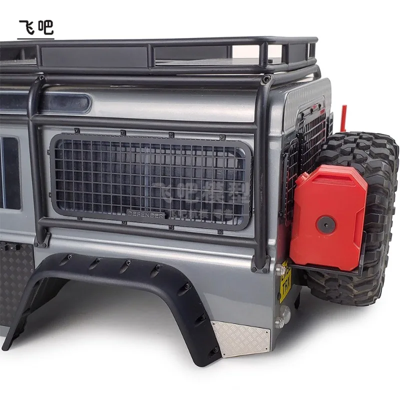 

Metal Stereoscopic Protective Net Rear Window Side Window Net for 1/10 RC Crawler Car Traxxas TRX4 DefenderUpgrade Accessories