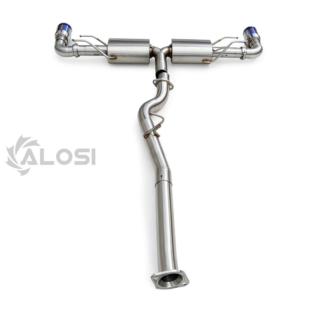 Sports car sound exhaust for Mazda RX8 /RX-8  1.3 (2004-2011) stainless steel exhaust system Catch back, high-performance exhaus